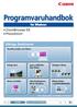 Programvaruhandbok. för Windows. ZoomBrowser EX PhotoStitch ABC. Viktiga funktioner. Överföra bilder och filmer. Redigera filmer.