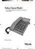 Telia Clara Multi Den tydliga telefonen för Telesvar och Nummerpresentation