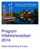 Program Infektionsveckan 2014