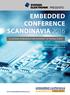 EMBEDDED CONFERENCE SCANDINAVIA 2016