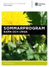 Backa, Kärra och Tuve Bibliotek Norra Hisingen. Sommarprogram. Barn och unga. www.goteborg.se