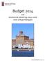 Budget 2014 och ekonomisk planering 2015 2016 med verksamhetsplan