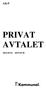 AB-P PRIVAT AVTALET 2016-05-01 2019-04-30