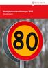 Hastighetsundersökningen 2012. Resultatrapport