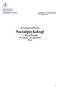 Socialpsykologi 7,5 högskolepoäng 29 augusti - 28 september 2016