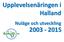 Upplevelsenäringen i Halland. Nuläge och utveckling 2003-2015