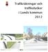 Trafikräkningar och trafikolyckor i Lunds kommun 2012