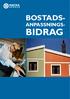 BOSTADS- ANPASSNINGS- BIDRAG. Bild
