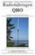 QRO. Medlemsblad för föreningen Göteborgs Sändareamatörer. QRO nr 6, Sept - 2013. Årgång 62, nr 6, 2013. Nya hemsidan SK6AG.ORG. Adress.