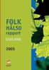 FOLK HÄLSO. rapport GOTLAND