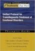 Unified Protocol for the Transdiagnostic Treatment of Emotional Disorders