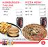 HAMBURGERTALLRIK PIZZA MENY. Nr cl PET. Inkl. pizzasallad och 33 cl dryck. Inkl. strips och 33 cl dryck.