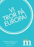 EUROPAPLATTFORM Ansvar och möjligheter