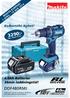 3290:- DDF480RMJ. 4.0Ah Batterier 36min laddningstid! Kolborstfri Nyhet! MAKITA KAMPANJ 1 APRIL - 15 AUG inkl. moms 4113:-