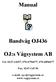 Manual Bandvåg OJ436 OJ:s Vågsystem AB Tel , , Fax