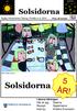 Solsidorna. Solsidorna. I denna tidningen Här är jag: Nalena Recept: Äpplehalvor Intervju: Anders Svensson