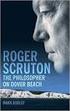 Roger Scruton. The Philosopher on Dover Beach