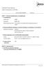 Revisionsdatum Version 3.4. REACH-registreringsnummer Denna produkt är en blandning. REACH-registreringsnummer se kapitel 3.