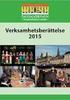 VERKSAMHETS- BERÄTTELSE 2015