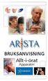 BRUKSANVISNING. Allt-i-örat. Apparater