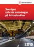 Sveriges största satsningar på infrastruktur