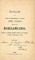 BOESAHLING, ADOLF LINDIANS. -hvilken ä offentlig auktion kommer att försäljas. aflidne Slottspredikanten, vicepastor. i-borjan af December 1875.