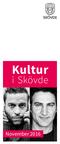 Kultur i Skövde November 2016