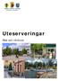 Uteserveringar. Råd och riktlinjer