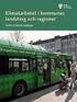 Klimatarbetet Kommuner, Landsting & Regioner Hur blir vi klimatsmarta?