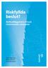 Riskfyllda beslut? Skolnedläggelsers avtryck i kommunala valresultat RAPPORT. Johan Wänström Martin Karlsson Linda Wänström