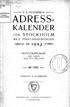 ADRESS- KALENDER I92J~ STOCKHOLM. för ~ÅR ~. 68~ ARG.. ~ ~ 'P. A. HULDBEROS ~ M E D först ADSSAMHÄLLEN. HUfVUDUPPLAOAN...MED KARTA..