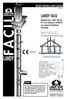 LANDY FACIL MONTERINGSANVISNING Modulskorsten i rostfritt stål med 32,5 mm isolering för installation utan temperaturskyddande omslutning.
