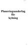 SRVPROJEKT. Planeringsunderlag för kylning