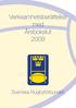 Verksamhetsberättelse med Årsbokslut 2009