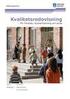 KVALITETSREDOVISNING MALMÖ STAD LÄSÅRET 2009/2010