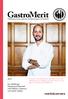 GastroMerit. Ny utbildning! Diplomerad kökschef med Stefano Catenacci som kreativ ledare.