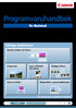 Programvaruhandbok. för Macintosh. ImageBrowser CameraWindow PhotoStitch ABC. Viktiga funktioner. Överföra bilder och filmer.