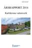 Utfärdare: Mats Strand Telefon: ÅRSRAPPORT Karlskrona vattenverk