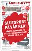 SLUTSPURT PÅ VÅR REA! SÄNKTA REAPRISER PÅ