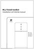 WL3 Firewall handbok Installation och teknisk manual