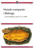 Hotade svamparter i Blekinge