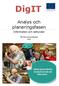 DigIT. Analys och planeringsfasen. Information och lathundar. Till chef och koordinator 2016