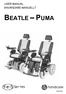 USER MANUAL ANVÄNDARE-MANUELLT BEATLE PUMA B