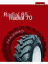 Maximo Radial 85 +5% Radial 85 är det idealiska universaldäcket för medelstora traktorer för användning både i fält och på väg.