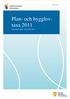 Plan- och bygglov- taxa 2011