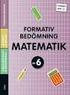 Formativ bedömning i matematikundervisning