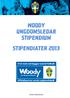 Woody Ungdomsledar Stipendium Stipendiater 2013