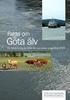 Fakta om Göta älv. - En beskrivning av Göta älv och dess avrinningsområde nedströms Vänern
