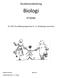 Biologi. Studiehandledning 973A06. HT 2015 Grundlärarprogrammet 4 6, Linköpings universitet. Linköpings universitet