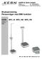 Bruksanvisning Personvågar med BMI funktion